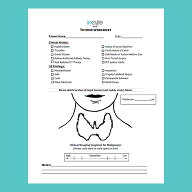 thyroid worksheet